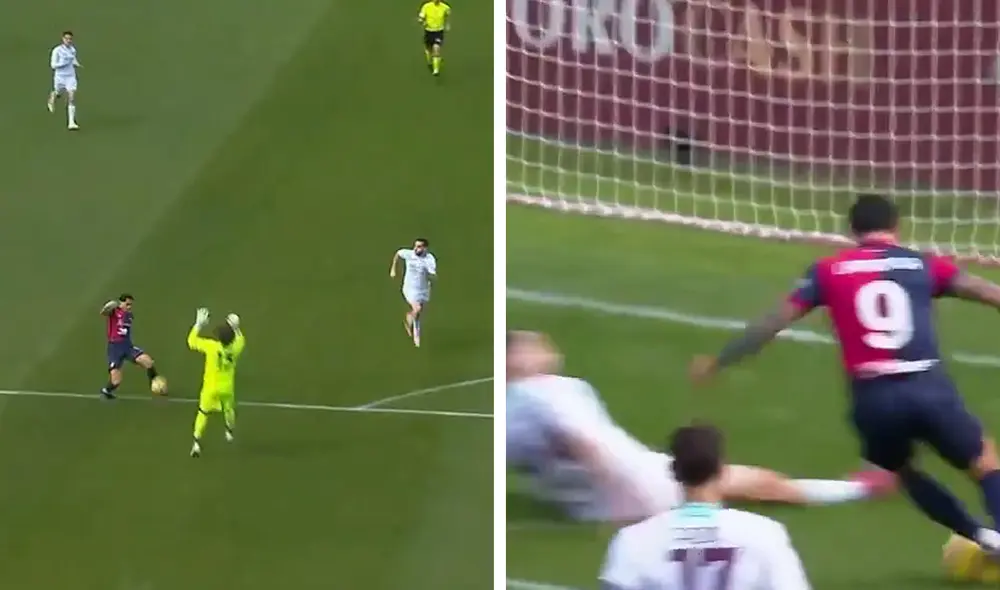 Gianluca Lapadula ascendió a las Serie A con el Cagliari. Foto: composición LR/capturaESPN