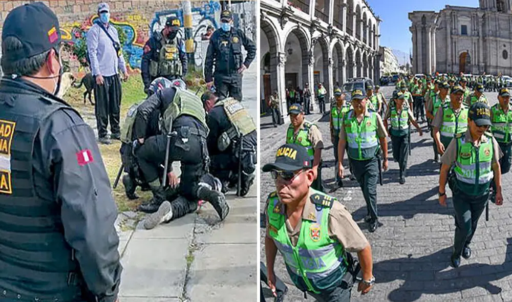 Actos delictivos en Arequipa, la mayoría relacionados con el sicariato, causan desconfianza entre los ciudadanos hacia sus autoridades. Foto: composición LR/Archivo La República