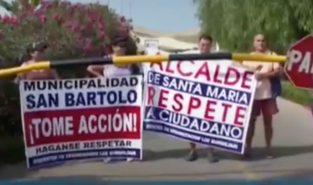 Vecinos exigen que planta sea traslada a otro lugar. Foto: Canal N Vecinos exigen que planta sea traslada a otro lugar. Foto: Canal N