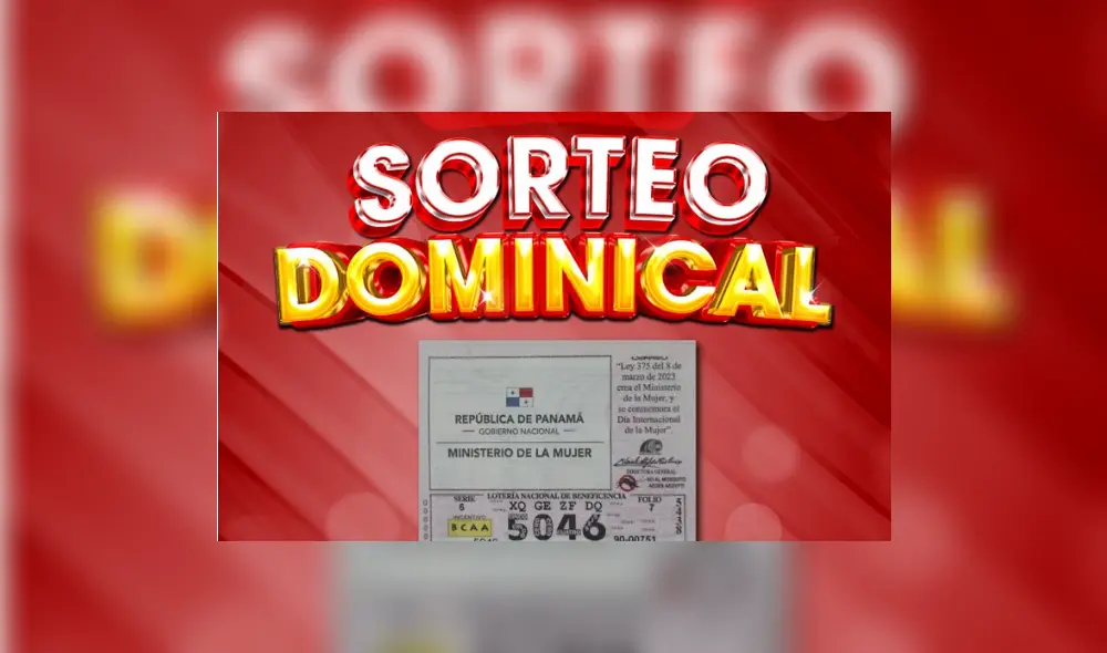 Consulta los resultados de la Lotería Nacional de Panamá, en su modalidad de Sorteo Dominical, de HOY 10 de marzo. Foto: LNP
