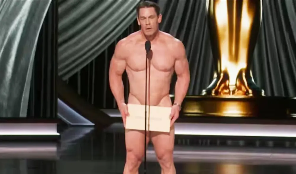 John Cena se convirtió en blanco de memes tras su inusual presentación en los Premios Oscar 2024. Foto: captura/ TNT