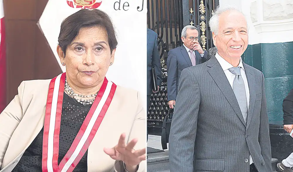 Las dos víctimas del Congreso. Inés Tello y Aldo Vásquez, magistrados de la Junta Nacional de Justicia, fueron inhabilitados la semana pasada con votos de miembros de la Permanente. Foto: Félix Contreras / La República Las dos víctimas del Congreso. Inés Tello y Aldo Vásquez, magistrados de la Junta Nacional de Justicia, fueron inhabilitados la semana pasada con votos de miembros de la Permanente. Foto: Félix Contreras / La República