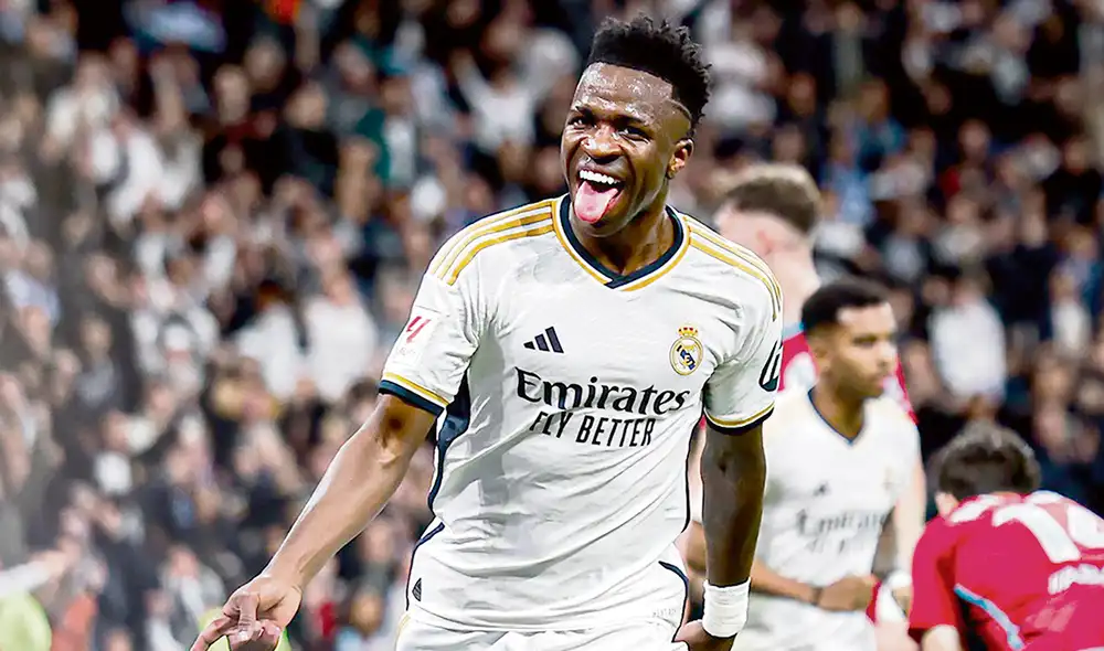 En racha. Vinícius Júnior ha marcado cuatro anotaciones en los últimos tres encuentros del Real Madrid. Foto: difusión En racha. Vinícius Júnior ha marcado cuatro anotaciones en los últimos tres encuentros del Real Madrid. Foto: difusión