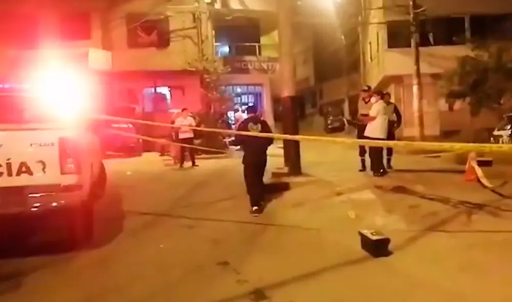 Vecinos de Huáscar se mostraron impactados por el asesinato. Foto: Panamericana TV. Vecinos de Huáscar se mostraron impactados por el asesinato. Foto: Panamericana TV.