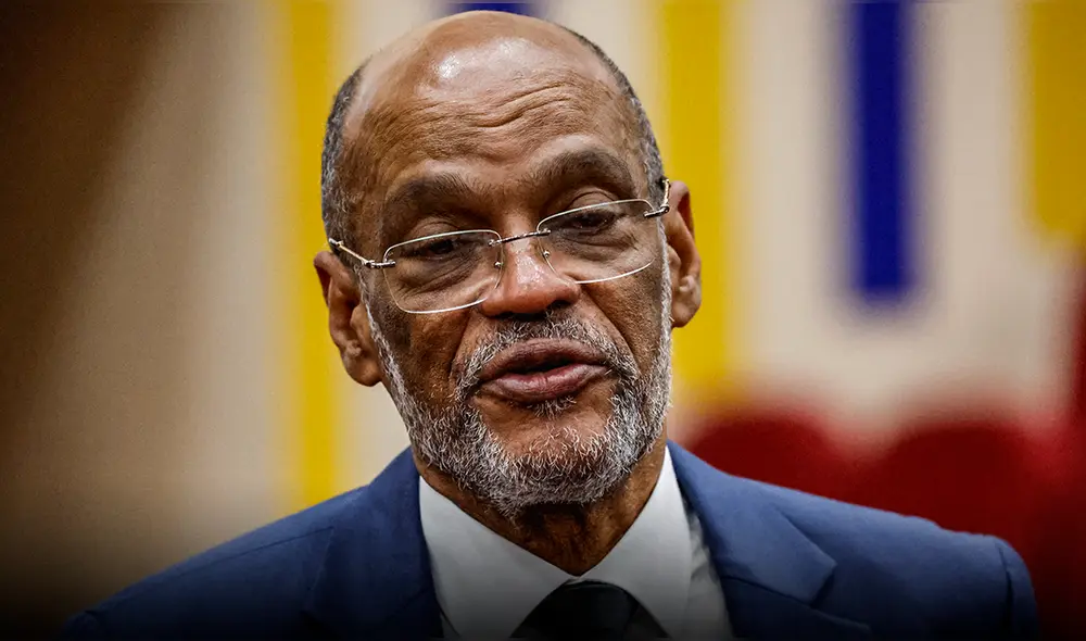 Ariel Henry tenía que haber abandonado el gobierno en febrero, pero se mantuvo en el cargo tras un acuerdo con la oposición. Foto: AFP Ariel Henry tenía que haber abandonado el gobierno en febrero, pero se mantuvo en el cargo tras un acuerdo con la oposición. Foto: AFP