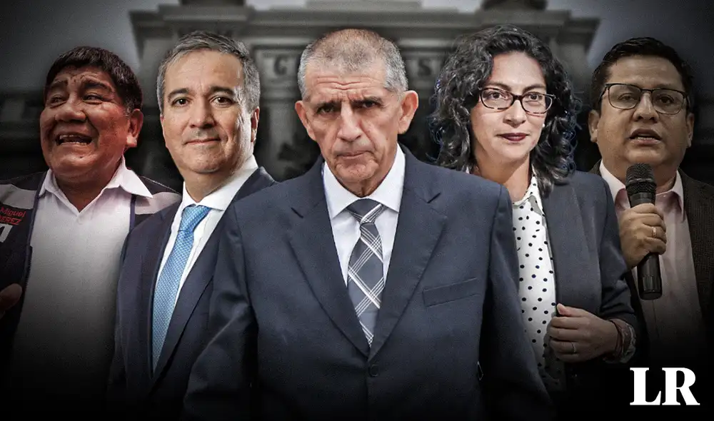 Gustavo Adrianzén se defendió de las críticas señalando que necesita tiempo para realizar una evaluación adecuada de sus ministros. Foto: composición de Fabrizio Oviedo/La República/Andina/Congreso