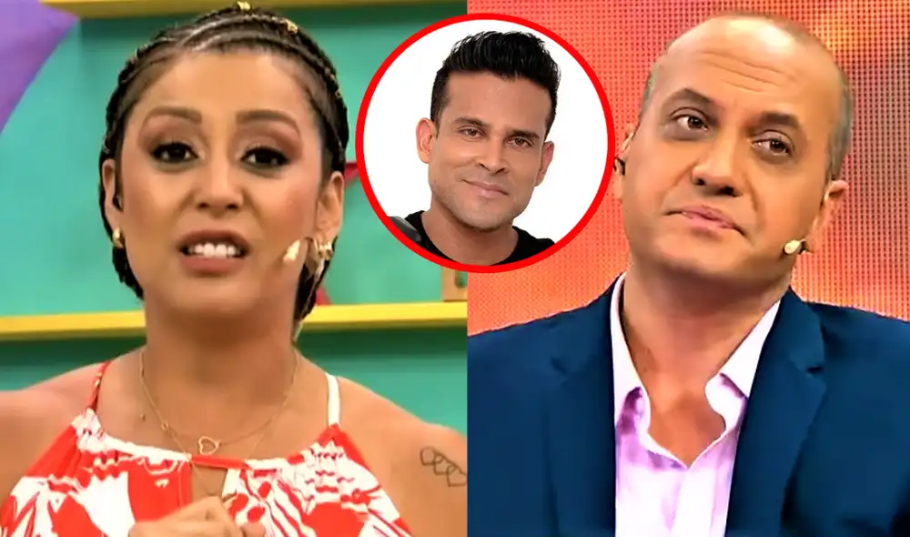 Karla Tarazona se mostró indignada por los comentarios de su colega Kurt. Foto: composición LR/Panamericana TV/Instagram/Christian Domínguez - Video: Panamericana TV