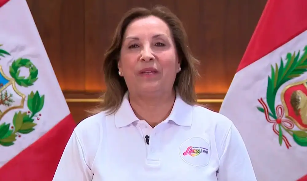 Dina Boluarte aseguró que Lima 2027 "generará miles de trabajos directos e indirectos". Foto: captura de TV Perú Dina Boluarte aseguró que Lima 2027 "generará miles de trabajos directos e indirectos". Foto: captura de TV Perú