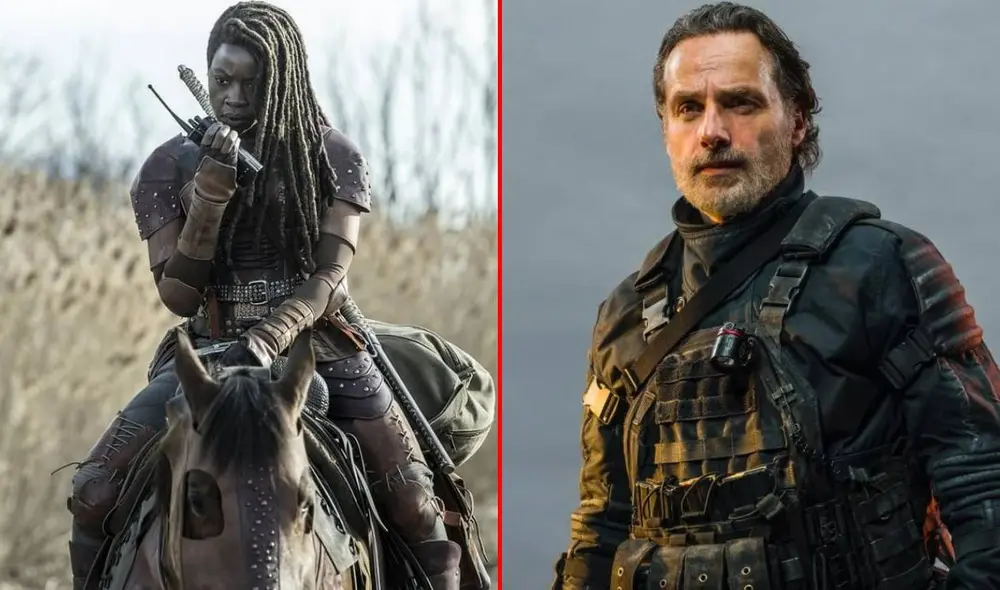 Rick y Michonne podrían volver a separarse en el nuevo episodio de ‘The Walking Dead: The Ones Who Live’. Foto: composición LR/AMC