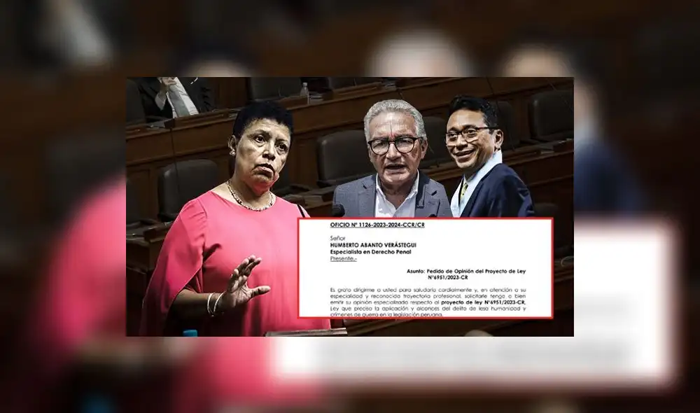 Martha Moyano ajena al conflicto de intereses en los procesos parlamentarios. (Foto composición: La República) Martha Moyano ajena al conflicto de intereses en los procesos parlamentarios. (Foto composición: La República)