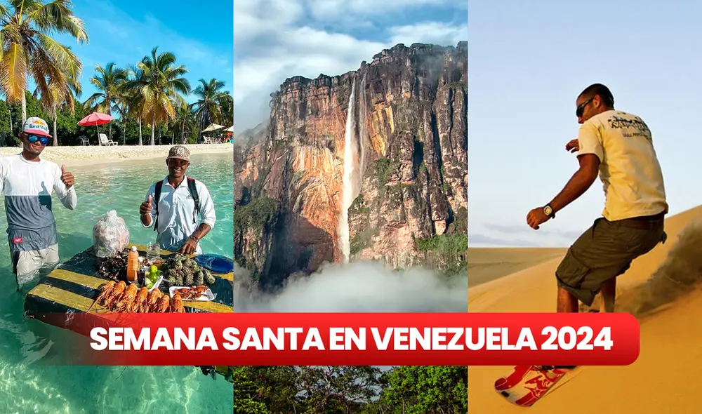 La Semana Santa en Venezuela llegará pronto y la población se prepara para viajar. Foto: composición Jazmin Ceras/LR/Dos Locos De Viaje