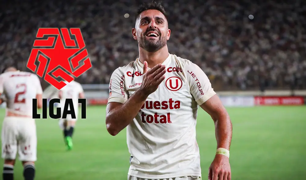Luis Urruti fue uno de los goleadores de Universitario en el 2023. Foto: composición LR/Liga 1/Universitario