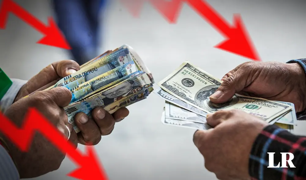 El tipo de cambio del dólar cerró este 13 de marzo a la baja y se ubica en S/3,6740. Foto: composición de Jazmin Ceras/LR/Andina