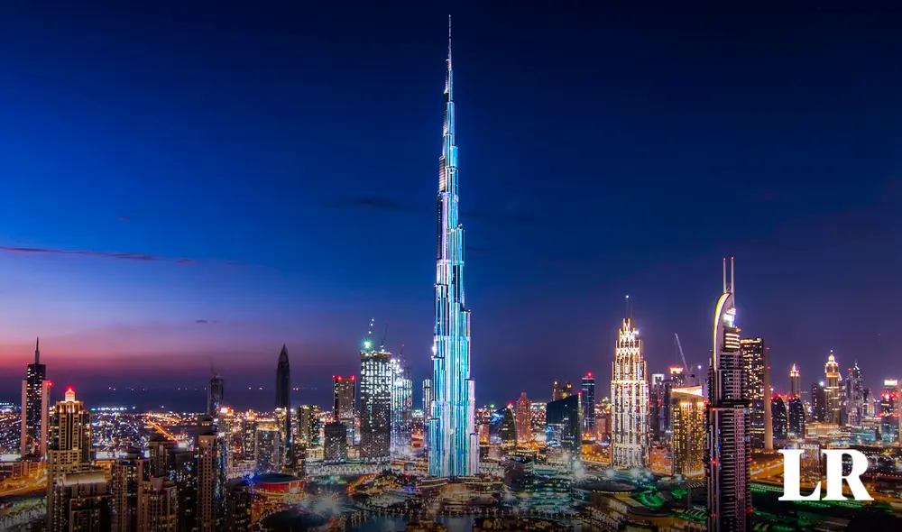 Burj Khalifa se mantiene como el rascacielos más grande del mundo con un total de 828 m de altura. Foto: @DXBMediaOffice/X Burj Khalifa se mantiene como el rascacielos más grande del mundo con un total de 828 m de altura. Foto: @DXBMediaOffice/X