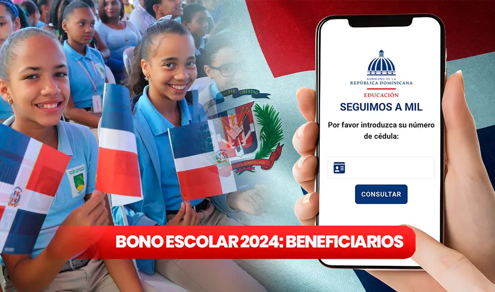 El Bono Escolar, también conocido como Bono a Mil, busca ser un apoyo económico para las familias dominicanas en el inicio del año escolar 2024-2025. Foto: composición LR/Gobierno de República Dominicana/Enredadord/Freepik