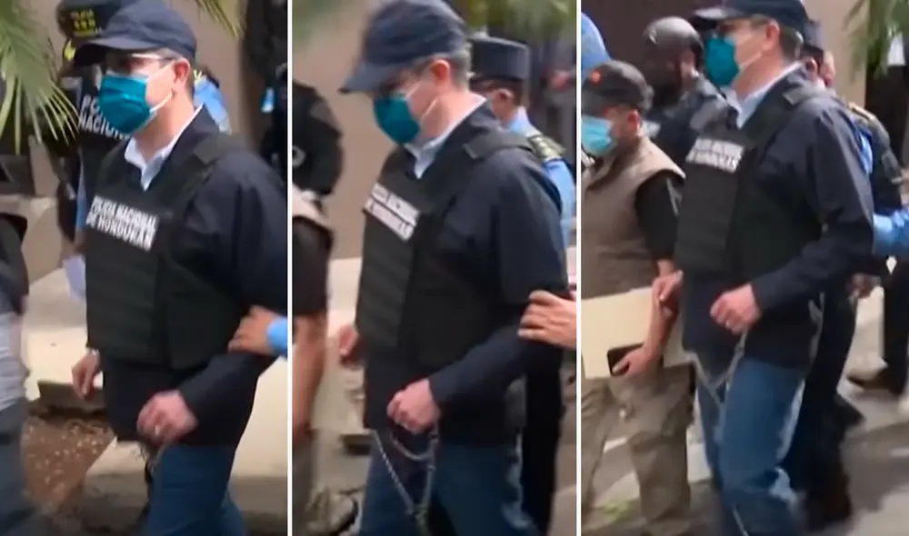 El exmandatario Hernández se enfrenta a 3 cargos relacionados con el narcotráfico y el uso de armas. Foto: composición LR/captura de YouTube/Euronews