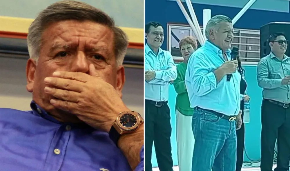 Acuña y sus frases son virales en internet. Foto: composición LR/Ozono Televisión/Facebook - Video: Ozono Televisión/Facebook