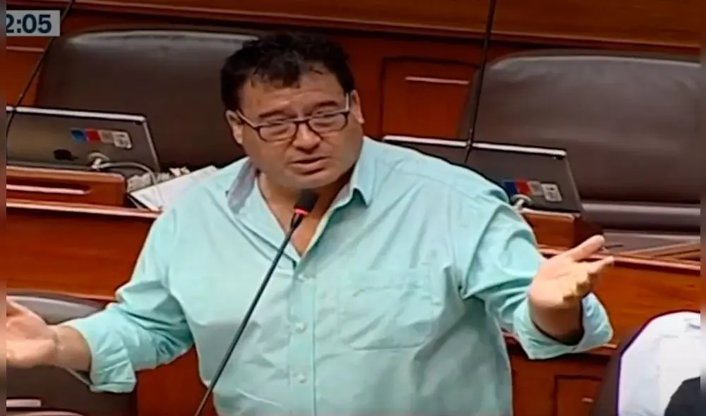 Edwin Martínez ingresó al actual Congreso a través de la bancada de Acción Popular. Foto: captura Canal N - Video: Canal N Edwin Martínez ingresó al actual Congreso a través de la bancada de Acción Popular. Foto: captura Canal N - Video: Canal N