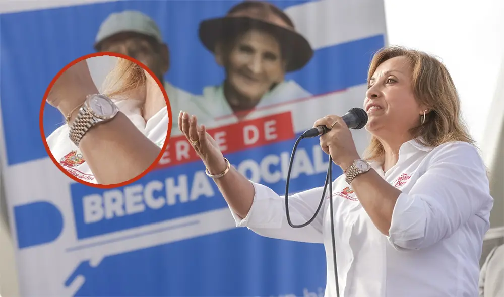 Dina Boluarte se lució con su reloj Rolex hasta en 25 actividades públicas. Foto: composición LR/Presidencia de la República Dina Boluarte se lució con su reloj Rolex hasta en 25 actividades públicas. Foto: composición LR/Presidencia de la República