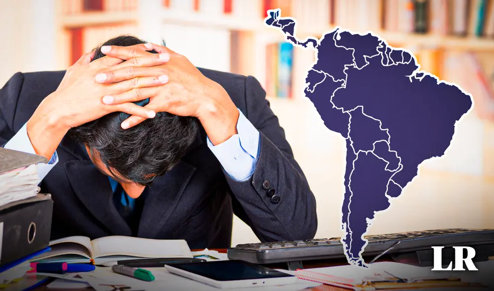 El país de Latinoamérica con la población más estresada, desarrollan problemas contraproducentes para la salud. Foto: Composición LR/AFP