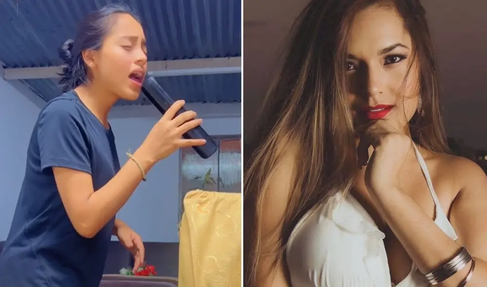 "Hermosa voz", resaltaron usuarios en TikTok. Foto: composición LR/Leslie Águila/TikTok - Video: TikTok