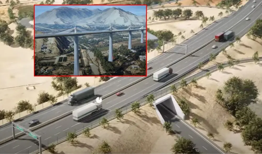 Nueva Carretera Central conectará la vía Ramiro Prialé en Lima con la Oroya, Junín. Foto: Composición RL/PMO Vías.