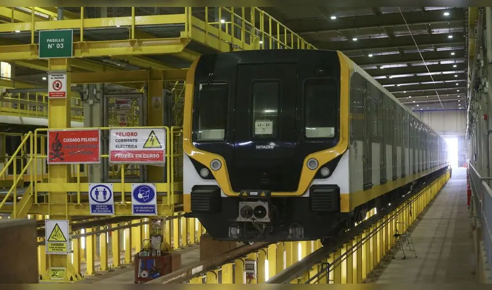 Línea 2 del Metro de Lima solo tiene 5 estaciones en funcionamiento. Foto: Andina