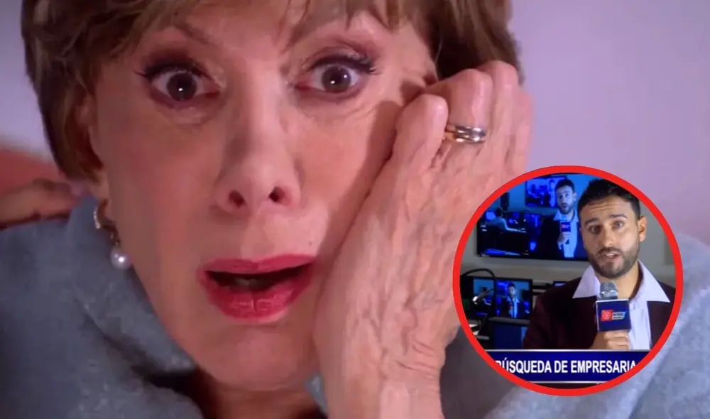 Francesca Maldini fue tema de interés en noticieros de 'Al fondo hay sitio'. Foto: composición LR/captura de América TV Francesca Maldini fue tema de interés en noticieros de 'Al fondo hay sitio'. Foto: composición LR/captura de América TV