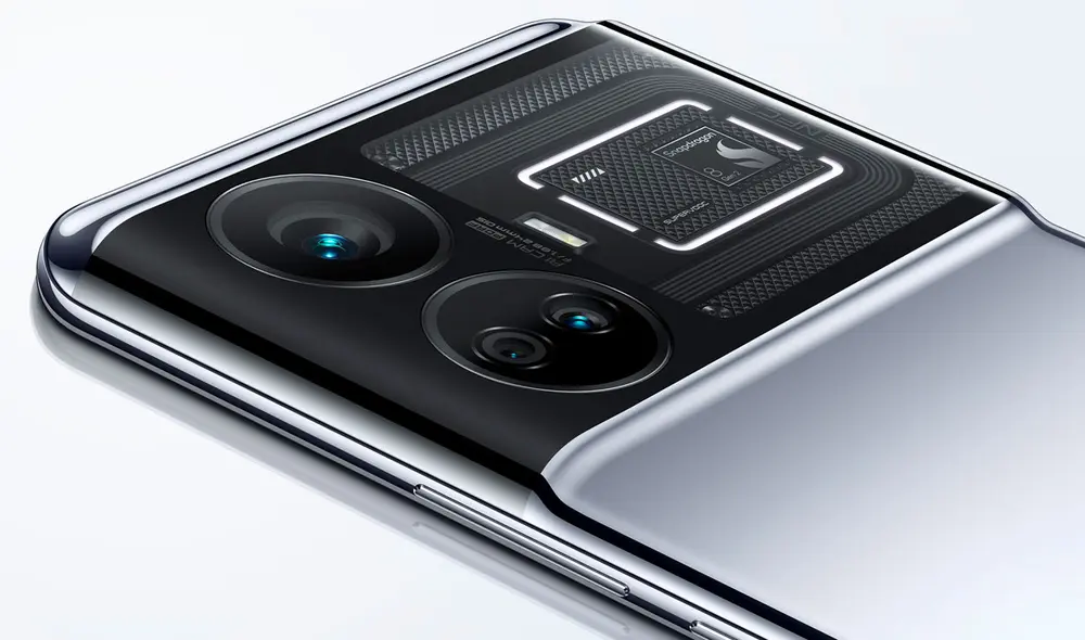 Módulo fotográfico del Realme GT5. Foto: Realme Módulo fotográfico del Realme GT5. Foto: Realme