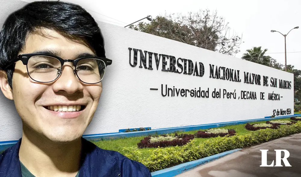 Universitario explicó la dura etapa que vivió antes de lograr su ingreso a San Marcos. Foto: composición Fabrizio Oviedo-LR/José Patiño/Facebook