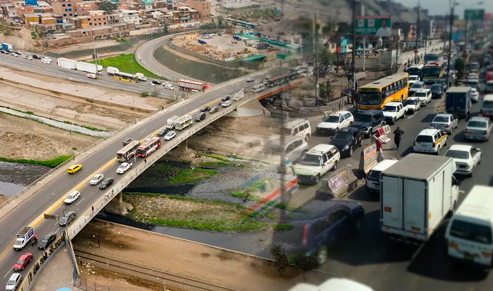 Los viaductos se instalarán en algunos sectores de la av. Próceres de la Independencia. Foto: composición LR/El Peruano/Andina