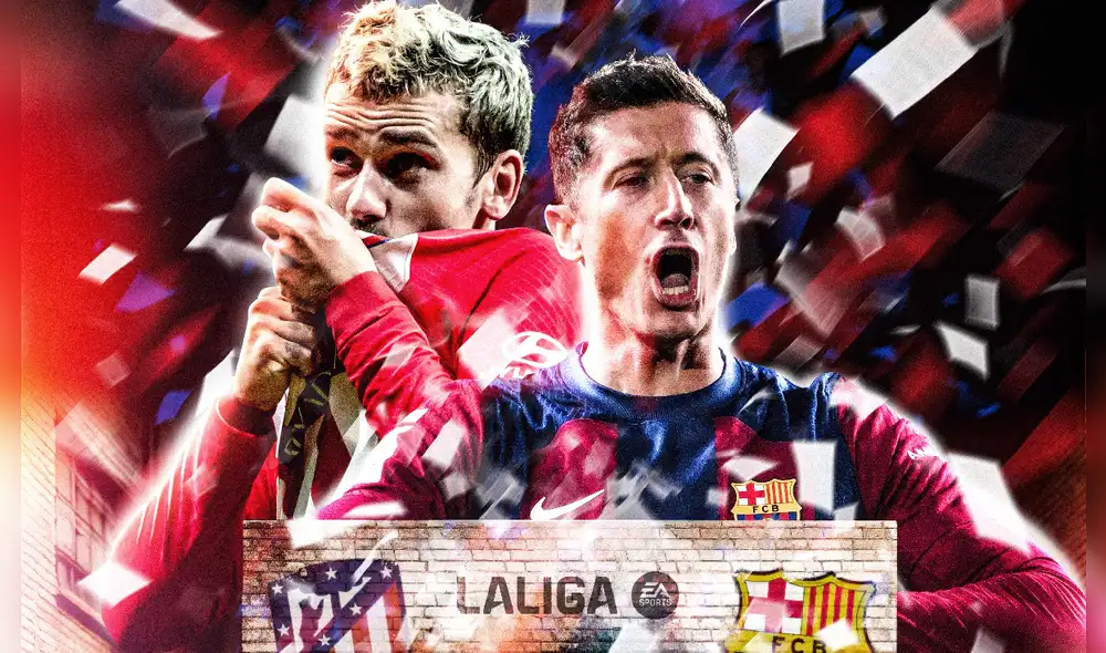 Atlético Madrid vs. Barcelona se enfrentarán HOY en el Cívitas Metropolitano. Foto: LaLiga