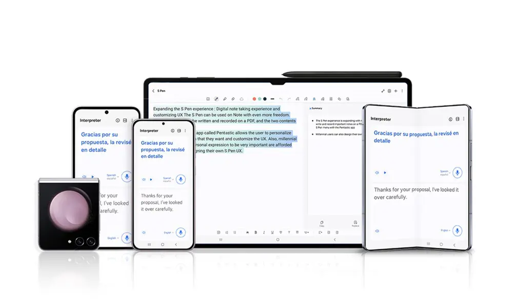 Los equipos son los productos más recientes del catálogo. Foto: Samsung