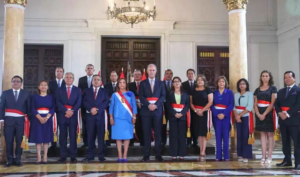 Nuevo gabinete ministerial es liderado por Gustavo Adrianzén. Foto: difusión