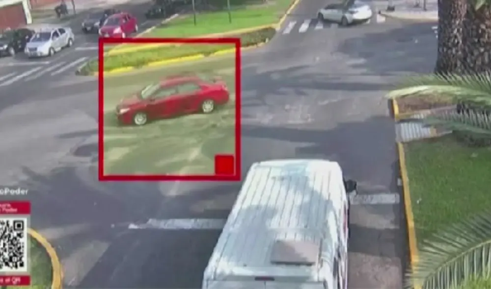 El conserje del edificio del hijo de la magistrada María Vidal La Rosa Sánchez fue testigo del reglaje. Foto: captura de pantalla/Cuarto Poder