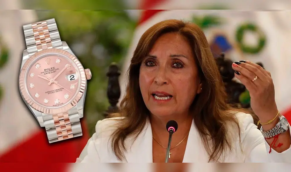 Dina Boluarte ha dicho que los relojes Rolex son “fruto de su esfuerzo y trabajo”. Foto: composición LR – Video: ‘Ecos latinos’