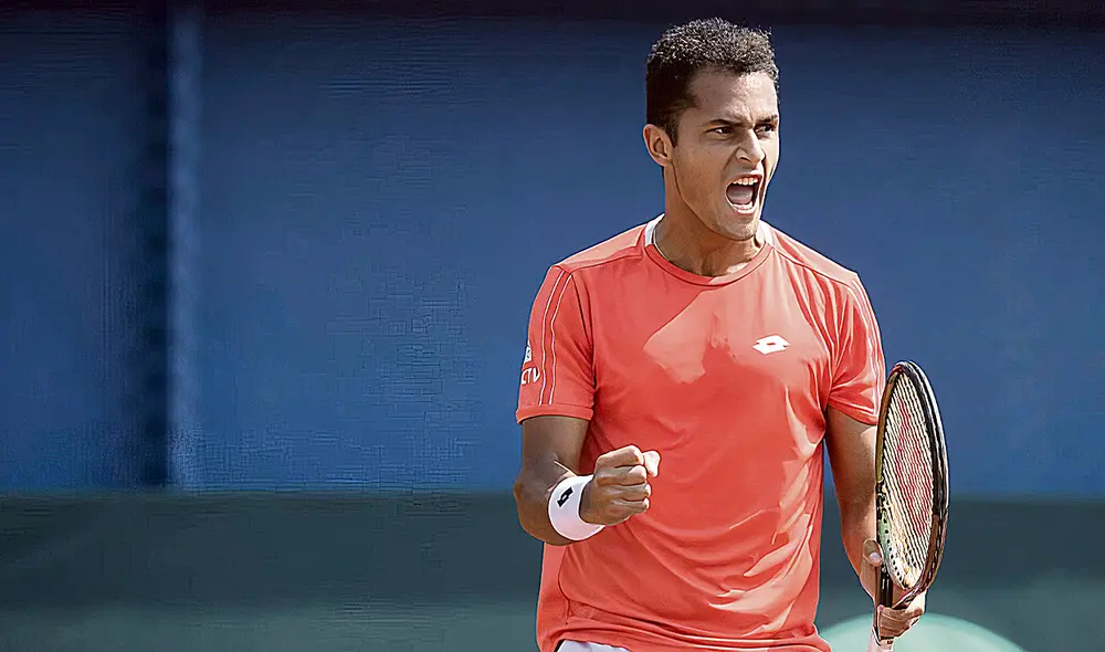 De vuelta. Juan Pablo Varillas regresó al top 100 del ATP. Foto: difusión