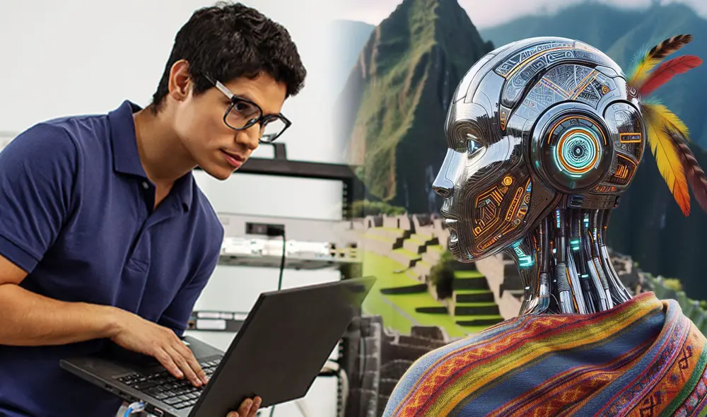 El avance de la IA en Perú está siendo impulsado tanto por el Gobierno como por las empresas privadas. Foto: composición LR/Copilot/UCV