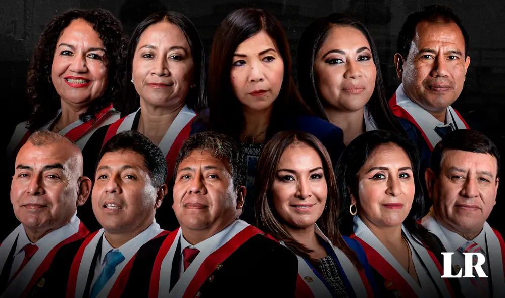 Los 11 parlamentarios sindicados de haber recortado el sueldo a sus trabajadores. Composición: Gerson Cardoso.