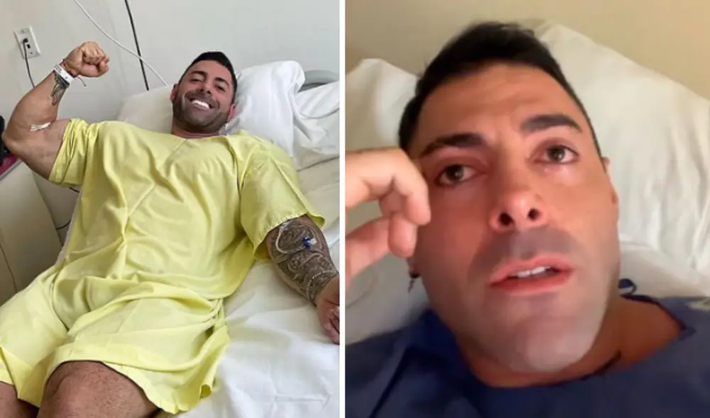 Sebastián Lizarzaburu ya había adelantado que su salud se estaba viendo deteriorada la semana pasada; sin embargo, recién fue operado este lunes. Foto: composición LR/Sebastián Lizarzaburu/Instagram