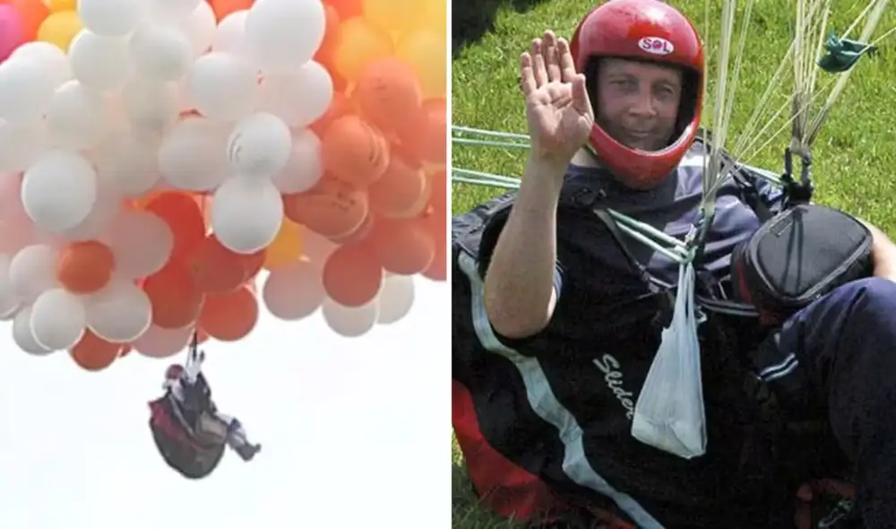 En 2008, el padre brasileño Adelir Antonio de Carli de 42 años decidió emprender su viaje por los cielos. Foto: composición LR/ La Tercera/ Notinerd