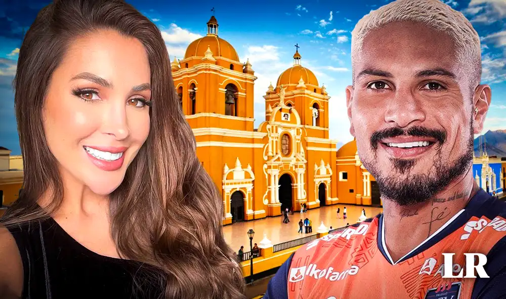 Ana Paula Consorte se ha mostrado contenta con el recibimiento del público trujillano, a quienes les envían saludos. Foto: composición de Gerson Cardoso /LR/Instagram/Ana Paula Consorte/Paolo Guerrero/Difusión - Video: Instagram/Instarándula