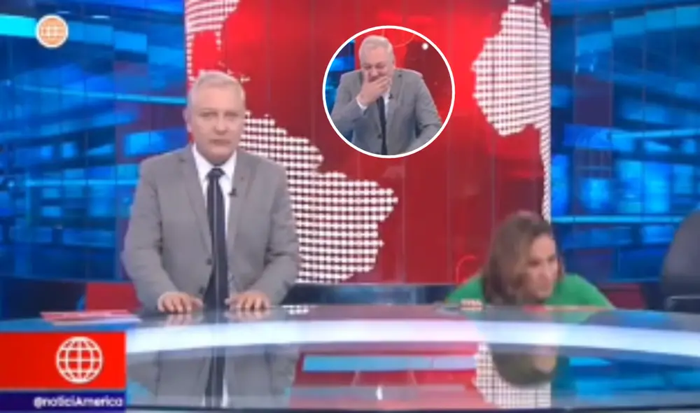 Alvina Ruiz sufrió impasse en pleno noticiero. Foto: composición LR/captura de América TV Alvina Ruiz sufrió impasse en pleno noticiero. Foto: composición LR/captura de América TV