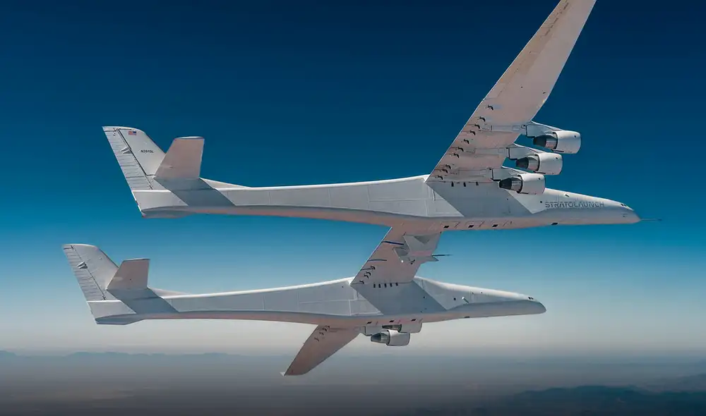 El objetivo principal del Stratolaunch Roc es simplificar el proceso de lanzamiento espacial para hacerlo más accesible y rentable. Foto: Stratolaunch.com El objetivo principal del Stratolaunch Roc es simplificar el proceso de lanzamiento espacial para hacerlo más accesible y rentable. Foto: Stratolaunch.com
