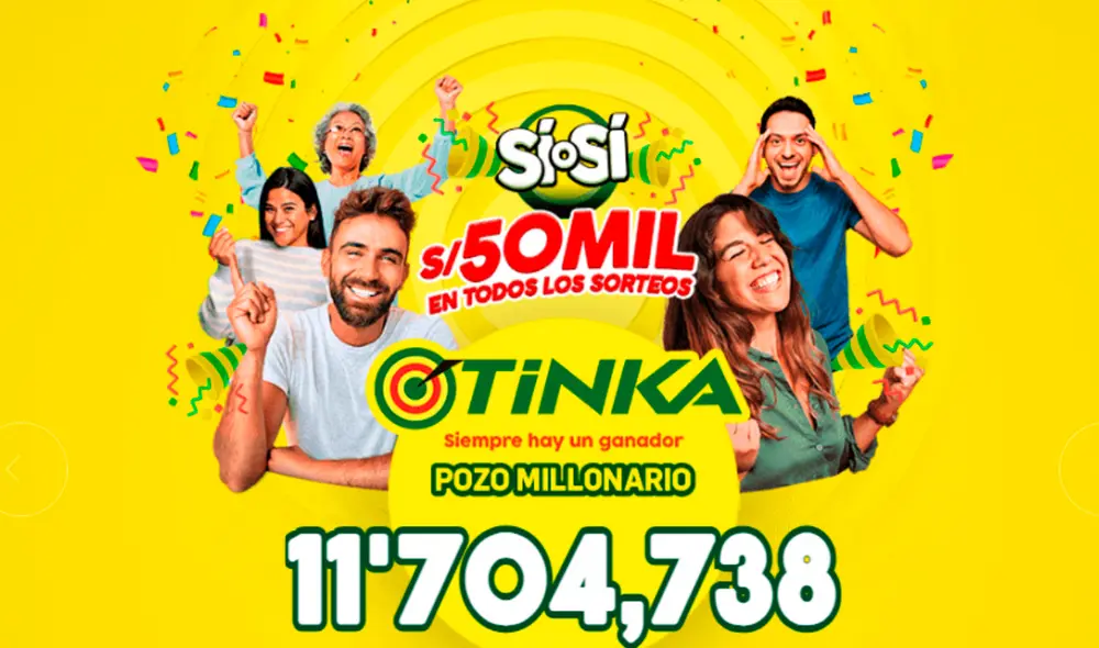 El pozo millonario de La Tinka no encontró ganador el pasado domingo 17 de marzo. Foto: Intralot El pozo millonario de La Tinka no encontró ganador el pasado domingo 17 de marzo. Foto: Intralot