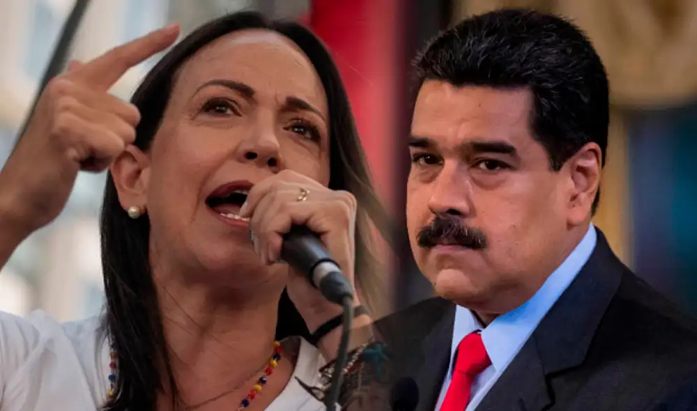 María Corina Machado vislumbra un negro futuro para Venezuela si Nicolás Maduro es reelegido. Foto: composición LR/difusión/Agencia María Corina Machado vislumbra un negro futuro para Venezuela si Nicolás Maduro es reelegido. Foto: composición LR/difusión/Agencia