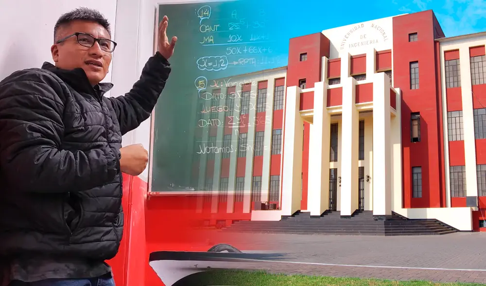 El destacado profesor explicó que se presentó tarde al examen de admisión de la Universidad Nacional de Ingeniería (UNI). Foto: composición LR/captura YouTube/Una ciclera más