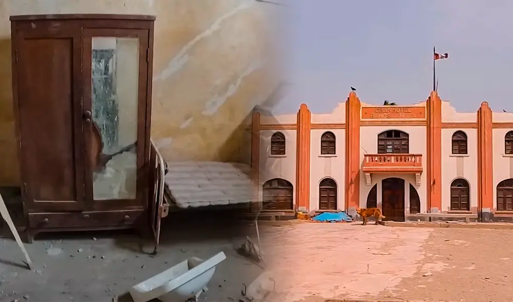 El Gran Hotel Baños de Boza demoró 5 años en construirse. Foto: composición LR/capturas de YouTube/MarkoTk