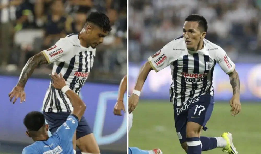 Jeriel de Santis y Cristian Neira sumaron sus primeros minutos con Alianza Lima. Foto: La República/Luis Jiménez