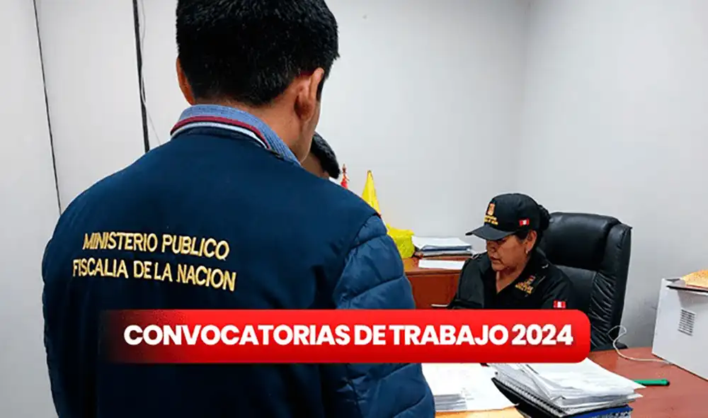 La oferta laboral del Ministerio Público se encontrará vigente hasta el mes de abril. Foto: archivo La República